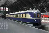 SVT Museums Triebwagen am 26.08.2006 im HBF Leipzig.