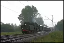 Am 3.9.2006 war reger Sonderverkehr auf der Rollbahn auf dem Stück Osnabrück nach Münster. Hier kommt 503655 mit dem ET Sonderzug aus Osnabrück durch die Bauernschaft Schollbruch in Lengerich.