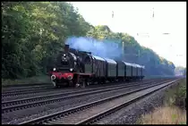 Am 3.9.2006 war reger Sonderverkehr auf der Rollbahn auf dem Stück Osnabrück nach Münster. 
Hier kommt die 78468 mit ihrem historischen Zug von Osnabrück nach Lengerich durch den Bahnhof Natrup Hagen.