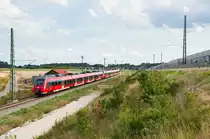 442 730 als S1 39180 (Hartmannshof - Bamberg) bei Eltersdorf, 21.07.2019
