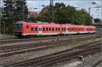 Coradia Continental 1 der DB 440 006 erreicht Ulm. Juli 2019.