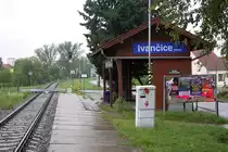 Haltestelle Ivancice mesto am 07.September 2019.