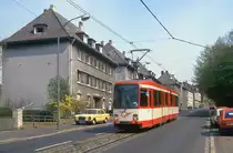 Bogestra 345, Bochum Dahlhausen, 25.04.1987.