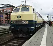 DIESELLOK 218 460-4 IN ASCHAFFENBURG
Die bildschöne blau-weiße 218 am 26.4.2019 mit Sonderzug im Bahnhof ASCHAFFENBURG...