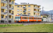 FLP ex FART Mandarinli Be 4/8 42  Tamaro  am 11. Dezember 2019 bei Agno.