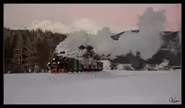 Auch heuer gab es auf der Taurachbahn wieder die beliebten Winterzüge. Hier fährt die 298.56 von Sankt Andrä im Lungau nach Mauterndorf.  
Lintsching  28_12_2019