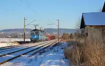 363 516-6 und 363 xxx zu sehen am 19.01.17 in Chotikov.