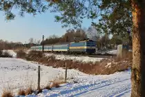 362 122-4 mit (R 613) am 18.01.17 in Chotikov.