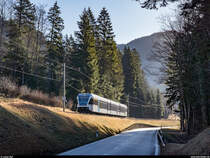 SBB RABe 526 280 am 16. Januar 2020 als Regio Solothurn - Moutier bei Crémines-Zoo.