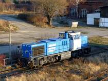 9280 1275 842-3 D-DLB ( MAK G 1206 )ist abgestellt vor dem BW in Gera am 15.1.2020.