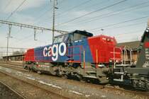 Die Am 843 051-4, steht am 2.2.04 in Wohlen