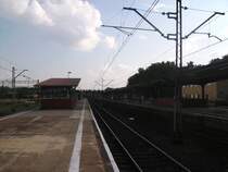 Der Bahnhof TARNOWSKIE GORY vom 2 Bahnsteig aus gesehen!