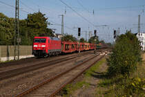152 168-3 mit einem Güterzug in Bremerhaven Lehe. 22.8.19