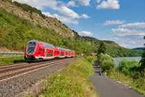 445 060 als RE (Würzburg Hbf - Frankfurt (Main) Hbf) bei Gambach, 01.08.2019