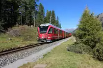 3510 zwischen Morteratsch und Pontresina, am 23.9.2014 .