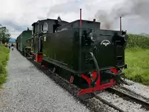 Die Lok Stainz der Stainzer Lokalbahn beim Halt in Kraubath, 04.08.2019

<a href= https://www.bahnvideos.eu/video/oesterreich~schmalspurbahnen~stainzerbahn/21295/abfahrt-der-stainzer-lokalbahn-in-kraubath.html >Video der Abfahrt in Kraubath</a>