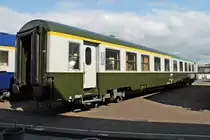 SNCF Abteilwagen (Kl.1/2) F-SNCF 50 87 39-70 016-1  Bauart: A²t²B²t³  (Baujahr 19xx) am 07.10.2018 im Eisenbahnmuseum Cite du Train (Mulhouse). 