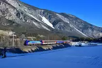 193 519 mit DRV 1389 am 08.02.2020 bei Roppen.