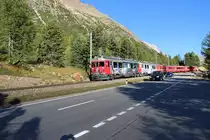 ABe 4455bei Bernina Suot, am 23.9.2014 .