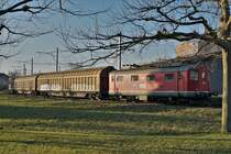 Oensingen-Balsthal-Bahn AG (OeBB).
Güterzug der OeBB mit der Re 4/4 I 10009 bei Oensingen auf der Fahrt nach Balsthal am 16. Januar 2020.
Foto: Walter Ruetsch