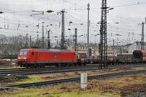 Die Elektrolokomotive 145 080-8 war Anfang Dezember 2019 in Wanne-Eickel zu sehen.