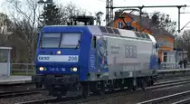 RBH Logistics GmbH, Gladbeck [D]  145-CL-206/206   [NVR-Nummer: 91 80 6145 102-0 D-RBH] am 19.02.20 Durchfahrt Bhf. Golm (Potsdam). 