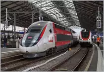 Ein Motiv, welches ich mir für dieses Jahr vorgenommen habe: RABe 522 mit TGV Lyria - nur die Örtlichkeiten waren so nicht geplant: Statt in Frasne entstand dieses Bild in Lausanne (und der RABe 522 210 ist auch nicht als TGV-Anschlusszug unterwegs). 

27. Februar 2020