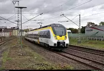 8442 808 und 8442 811 (Bombardier Talent 2) der Abellio Rail Baden-Württemberg GmbH als RB 19517 (RB17a) von Pforzheim Hbf bzw. RB 19617 (RB17c) von Bruchsal nach Stuttgart Hbf durchfahren den Bahnhof Stuttgart-Zuffenhausen auf Gleis 5.
Aufgenommen am Ende des Bahnsteigs 4/5.
[26.9.2019 | 13:08 Uhr]