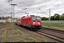 147 010-3 von DB Regio Baden-Württemberg als RB 1???? von Osterburken nach Stuttgart Hbf durchfährt den Bahnhof Stuttgart-Zuffenhausen auf Gleis 5.
Aufgenommen am Ende des Bahnsteigs 4/5.
[26.9.2019 | 13:12 Uhr]