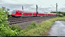 DABpbzfa mit Schublok 147 006-1 von DB Regio Baden-Württemberg als RB 1???? von Stuttgart Hbf nach Osterburken fährt in Tamm auf der Bahnstrecke Stuttgart–Würzburg (Frankenbahn | KBS 780).
[26.9.2019 | 15:59 Uhr]