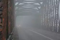 Am 2.1.20 brachte mich mein Weg zur Unterkunft über die Rheinbrücke Wintersdorf. Der mittlere und älteste Brückenteil wurde 1895 erbaut. Der Bau der Strecke diente strategischen Interessen. 1939 wurden auf französischer Seite mehrere Brückenteile gesprengt. Ab 1960 wurde die Brücke aus strategischen Gründen der Nato asphaltiert und musste innerhalb von 48 Stunden befahrbar sein. Seit 1998 hat die Nato kein Interesse mehr an der Strecke. Der letzte Zugverkehr fand 1966 statt. 1975 wurde die Brücke aufgrund des Rheinausbaus mit der Staustufe Iffezheim umgebaut. Für die neue Schifffahrtsrinne wurden die fünf kleinen Vorlandbrücken auf badischer Seite durch einen neuen Überbau mit über 150 m Stützweite ersetzt.

Wintersdorf 02.01.2020