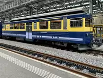 BOB ABeh 4/4 II 311  Grindelwald  am 6.3.20 im Bahnhof Lauterbrunnen.