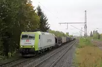 Captrain 185-CL 007 // Höhe Hp Düsseldorf-Eller Süd // 9. Oktober 2013