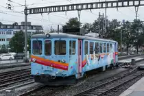 TRAVYS/Yverdon-Ste-Croix Bahn.
Regenimpressionen von Yverdon-les-Bains und Baulmes verewigt am 5. März 2020.
Foto: Walter Ruetsch 