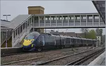 Bei einen Wetter welches kurz und bündig sowie treffend  Miserabler Montag  vom BBC beschrieben wurde, verlässt der Southeastern high speed train 395 003 unterwegs von Ramsgate nach London St Pancras International Canterbury West (14:25 Service von Canterbury West)

 30. April 2018