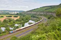 193 817  Lea  von Railpool/retrack mit DGS 69613 (Köln Eifeltor - Ingolstadt Hbf) bei Himmelstadt, 01.08.2019