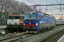 Lokwechsel - Railexperts 9901 übernimmt am 08.03.2020 den Alpen Express von Lokomotive 193 519 in Venlo.