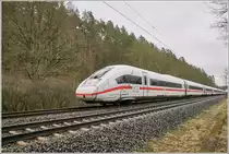 ICE 812 025-6  Nordrhein-Westfalen  / b.-Burghaun / 04.03.2020