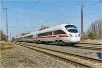 ICE 411 064-9  Rödental  / Mainbernheim / 18.03.2020