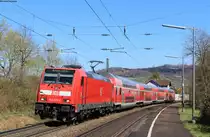 146 228-2  St.Georgen(Schwarzw)  mit dem RE 5341 (Offenburg-Basel Bad Bf) in Schallstadt 31.3.20