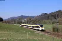 3442 210 als RE 17534 (Schwäbisch Hall Hessental-Stuttgart Hbf) bei Sulzbach 2.4.20