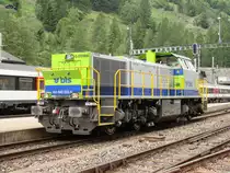 Die diesellok Am 843 502-6 im Bf. Goppensteim am 13-06-2007