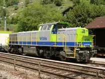 Die diesellok Am 843 503-4 im Bf. Ausserberg (Lötschberg - Südrampe), 13-06-2007