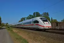 DB Fernverkehr ICE4 9046 (412 046-1) am 21.04.20 in Rodenbach 