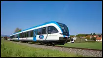 Nach kurzem Aufenthalt in Wies Eibiswald geht die Reise für die blaue Perle ( 5063.08) der Weststeiermark zurück nach Graz . 
Hier in Pölfing Brunn am 26.04.2020
