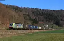 Re 486 506 mit dem DGS 44690 (Mannheim Hbf-Olten) bei Grünholz 6.4.20