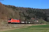 185 140-1 mit dem GK 42695 (Waltershof Alte Südelbe-Buchs) bei Grünholz 6.4.20