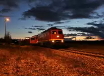 232 535 und 155 159 (WFL) standen am 25.02.20 mit einem Holzzug in Triptis.