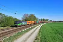 193 738 mit DGS 41968 am 21.04.2020 bei Langenisarhofen.