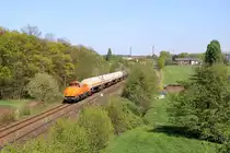 Northrail 265 303 (damals für Chemion im Einsatz) // Aufgenommen zwischen Gelsenkirchen-Buer Nord und Gladbeck West. // 16. April 2014
